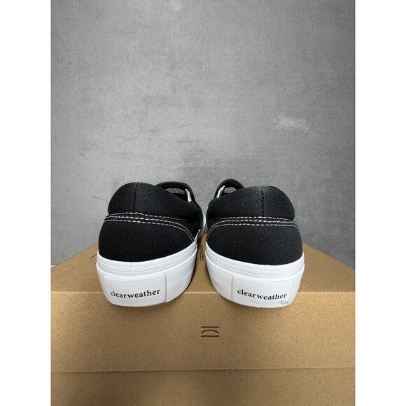Clearweather Dodds Slip On Skate Shoes Black Canvas Suede Men’s 8.5 Women’s 10 main image 7